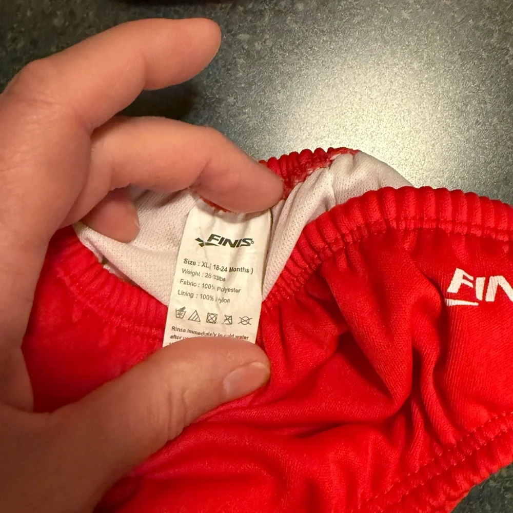 18M Red Swim Diapers